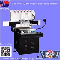 easy operate factory price 12 colors automatic PVC shoe cover injection machine