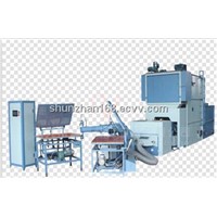 fibre carding&amp;amp;filling automatic definite quality production line