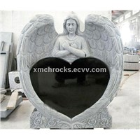 Shanxi Black Angel Headstone