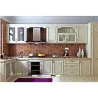 low price pvc kitchen cabinet with melamine