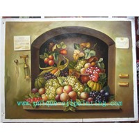 oil painting, still life oil painting, fruit oil painting