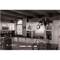 pvc kitchen cabinet with melamine