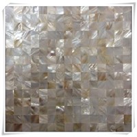 sea shell art,white Mother of pearl mosaic
