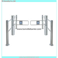 supermarket entrance automatic barrier RFID interface security swing gate turnstile