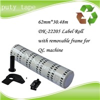 white paper roll compatible DK labels Brother DK22205