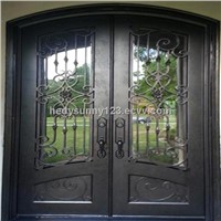 wrought  iron  door