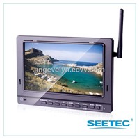 for aerial filming 1024*600 lcd 7 inch wireless camera monitor with DVR function
