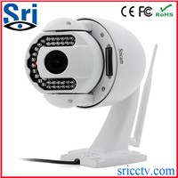 Sricam  Wireless Outdoor Vandalproof 720P WIFI  H.264 PTZ IP Dome Camera