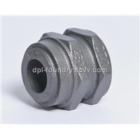 Casting for railway equipment (connector fitting)