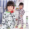 2014 New Baby Wear Girls Pajamas Children's Cartoon Pyjamas Suits Kids Printed Sleepwears