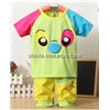 2014 summer new boy panda suit factory wholesale high quality children's clothing infant
