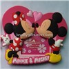 3D soft pvc rubber disney magnetic phto frame with stand