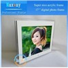 Acrylic frame digital photo frame 17 inch