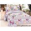 BR1011 polyester or cotton printed quilt bedding sets bedspread bed sheet blanket bedding set