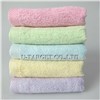 Creative lovely smiling towel 70% bamboo fiber+30% cotton squares antibacterial towel