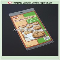 Custom Parchment Paper in Sheets for Baking in PP Bag