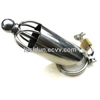 High Quality Metal Single Ring Male Chastity Device  Urethral Catheter Chastity Cage-CD-0007