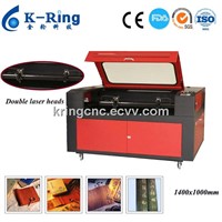 KR1410 Double heads Bamboo CO2 Laser engraving machine