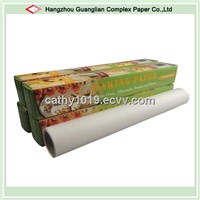Non-stick siliconised baking paper