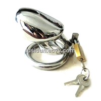 Sex toys  stainless steel male chastity lock belt Small cage Art product