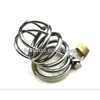 Stainless steel Male chastity device-CD0005