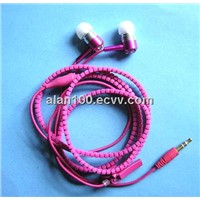 Creative Zipper Earphones / zipper headphones