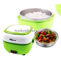 2014 Newest Wholesale stainless steel Electric steamable and cookable lunch box(ZC-1001)
