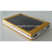 2014 yellow color the newest solar energy power bank