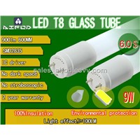 2ft 600mm LED tube glass tube 100 ~ 240v 800lm SMD2835 CE Rohs