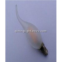 360degree 4W filament candle bulb frosted cover dimmable bulb C32 E12 led filament candle bulb