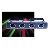 4 Head sound sensitive laser stage light RGBY/RGBP Disco/DJ Night Club laser light