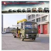 6.3T XCMG straight arm crane for Dongfeng 4x2 truck mounted crane