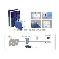 800w on roof portable solar power system