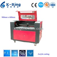 8mm acrylic CO2 Laser Cutting Machine KR960