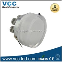 Acrylic 7W high power led downlight Round Dimmable