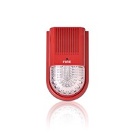 Intelligent Addressable Sound Strobe Horn Compatible with Our Addressable Fire Alarm Control Panel