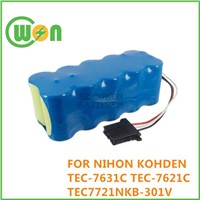 Battery For Nihon Kohden TEC-7431, TEC-7531, TEC-7631C, TEC-7621C