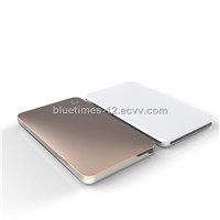 Bluetimes ultra thin power bank 6000mah capacity with polymer battery cell