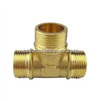 Brass Tee hose fittings/Brass Tee reducer/ Brass threaded hose fitting/ Brass connector