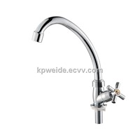 2015 Hot Sales Good Quality Chrome Plating ABS Kitchen Faucet KF-2001