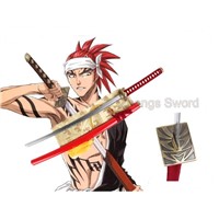 Cosplay Bleach Sword -Bleach Renji Abarai Unawaken Handmade Katana