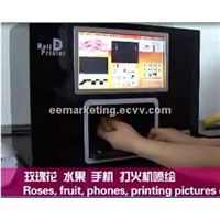 Digital nail art printer nail flower art machine with touch screen lcd nail art