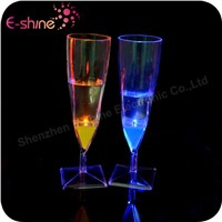 Flashing Novelty LED Liquid Champagne Glass