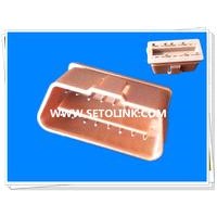 GOLDEN PLATED 16 PIN MALE CONNECTOR ,J1962 MALE CONNECTOR