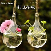 Creative Water Drop Shaped Glass Terrarium Hanging Glass Vase Home Decoration Party Supplies