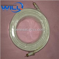 High Quality White RG6 Coaxial cable