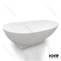 High quality solid surface acrylic stone bathtub