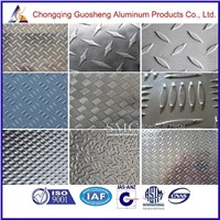 High quality tread aluminum sheet of checker/diamond sheet 3003/5005//5182/decorative aluminum sheet