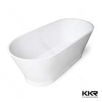 Modern bathroom hot design acrylic solid surface bathtub