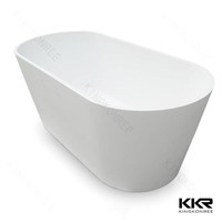 Modern design freestanding solid surface bathroom bathtub